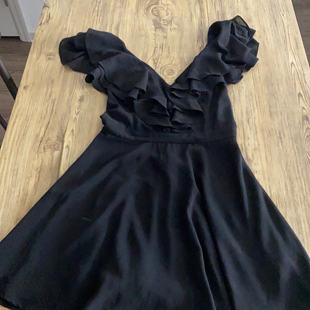 Lulus black cocktail dress